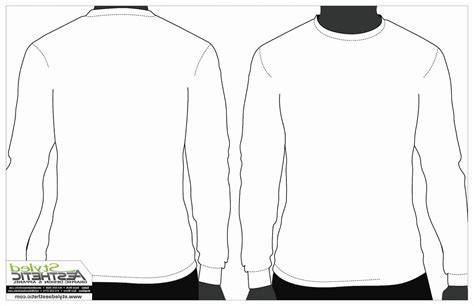 Long Sleeve Shirt Template